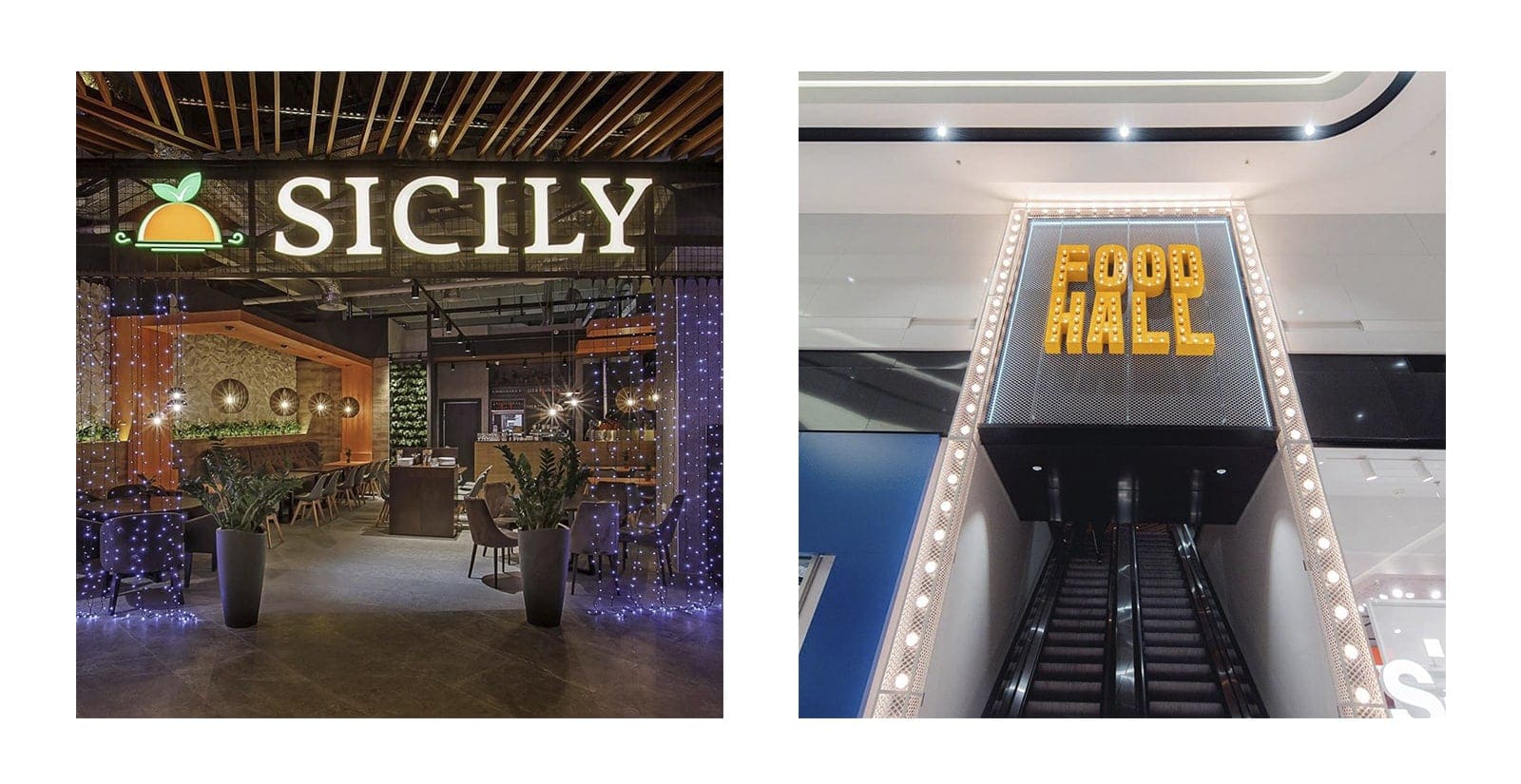 Итальянский ресторан Sicily на фудхолле в Lavina Mall предлагает хиты сицилийской кухни