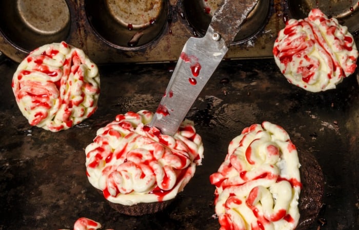 egg free and dairy free halloween cupcake idea zombies feature