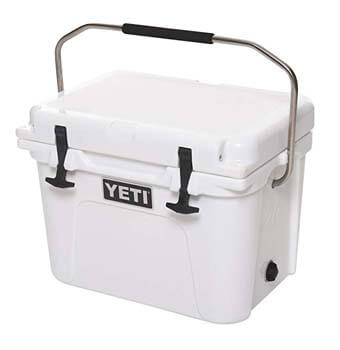 9: YETI Roadie 20 Cooler, White