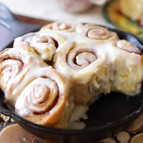 Cinnamon Rolls For One | One Dish Kitchen