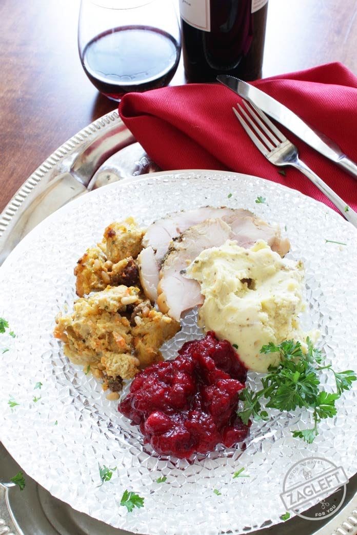 roast turkey on a plate | one dish kitchen