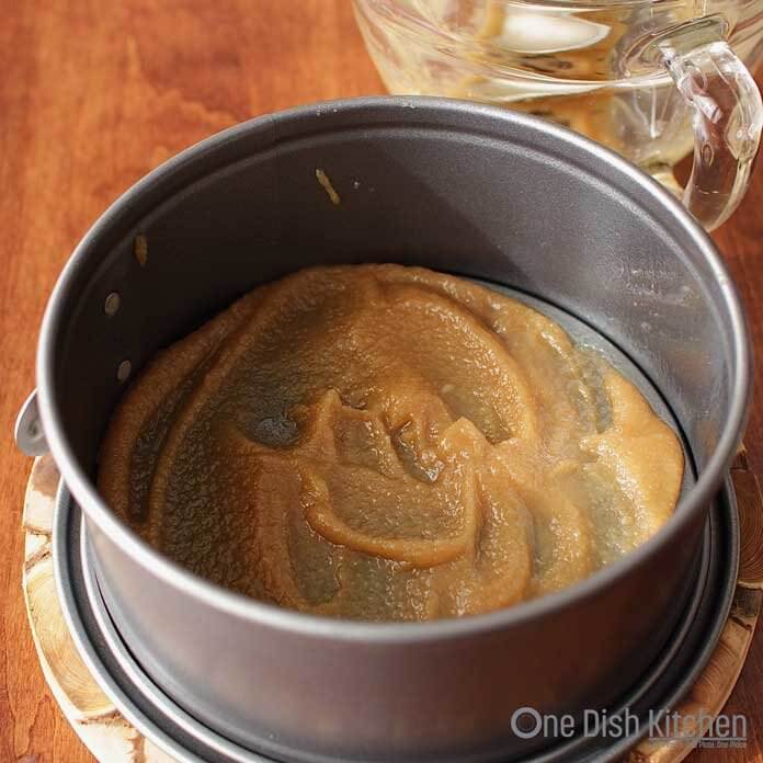 Step 2 in making a Caramelized Banana Upside Down Cake | One Dish Kitchen