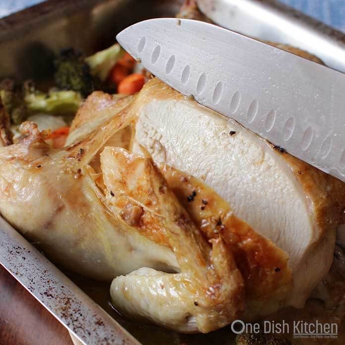 carving a roast chicken | one dish kitchen