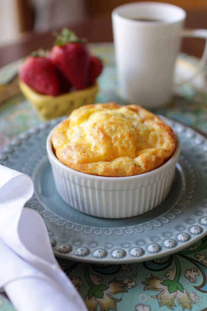 baked eggs in a ramekin | one dish kitchen