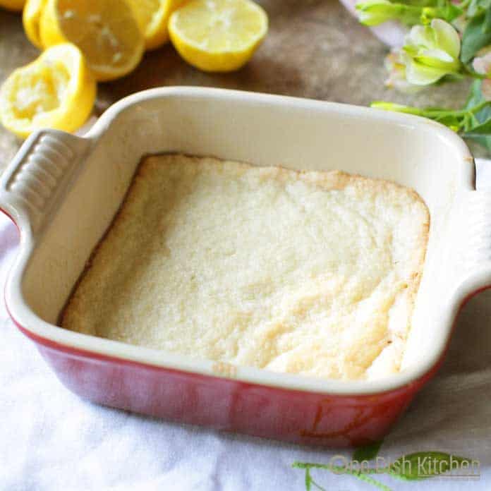 dough for lemon bars | One Dish Kitchen