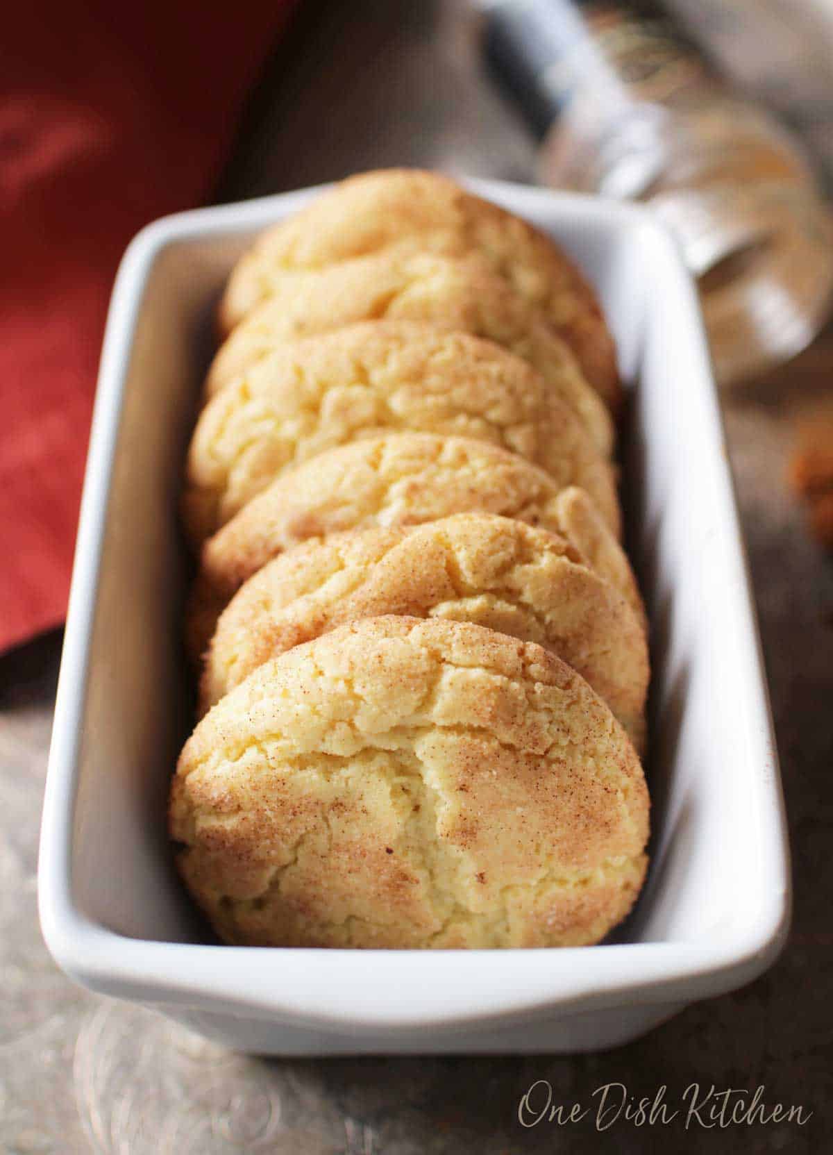 a small batch of snickerdoodle cookies | one dish kitchen