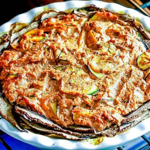 Mediterranean Vegetable Pie In A Potato Crust