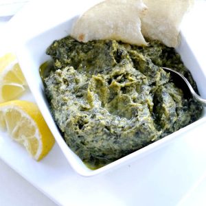 Indian Creamed Spinach ~ Palak