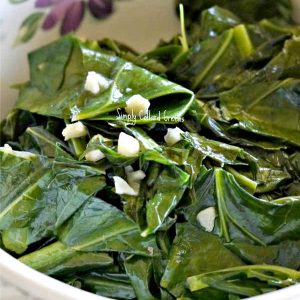 Simply Collard Greens with Garlic