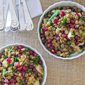 Lentil and Pomegranate Salad Recipe