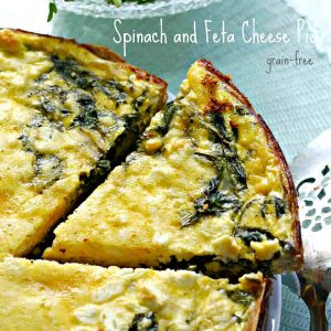 Grain-Free Spinach and Feta Cheese Pie