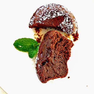 Gluten Free Chocolate Lava Muffins