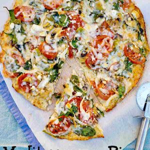 Gluten-Free Keto Mediterranean Pizza