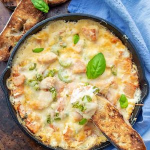 Hot Pizza Dip – (Gluten-Free, Keto)