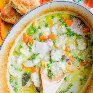 Country Style Chicken Stew With Gluten-Free Dumplings