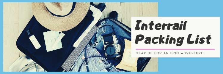 What to pack for train travel
