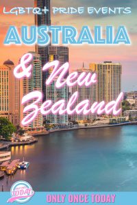 Pride events Australia and New Zealand