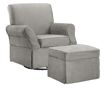 dutailier jenny multiposition lock and recline glider and ottoman