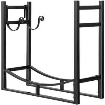 3. Vivohome outdoor indoor firewood rack