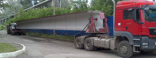 Транспортировка мостовых балок Транспортировка мостовых балок