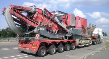 Перевозка свеклоуборочного комбайна ROPA EURO TIGER 35т