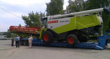 Перевозка свеклоуборочного комбайна Holmer Terra Dos T4-40