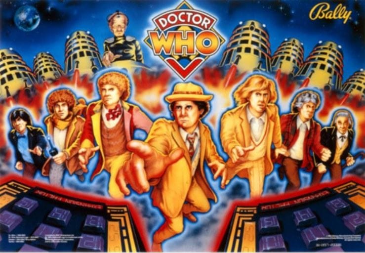 Dr Who Pinball Backglass