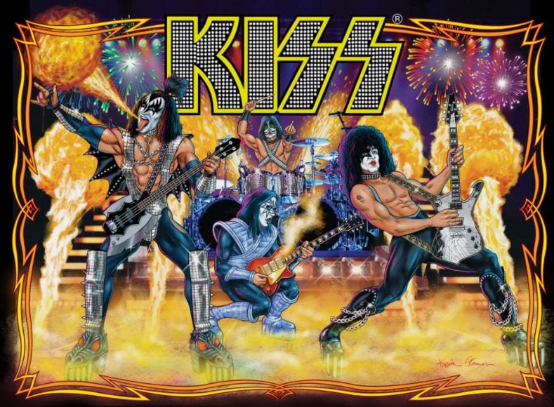 Kiss Pinball Translite