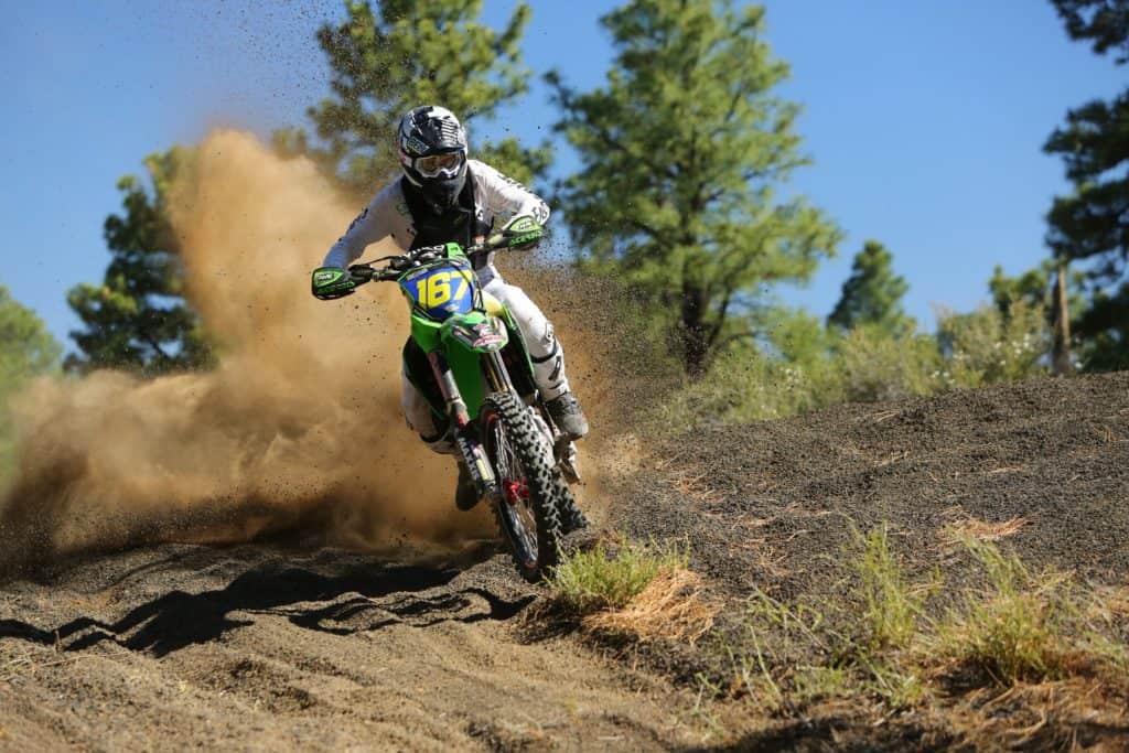 2019 cinder hills sprint hero zach bell kawasaki team green