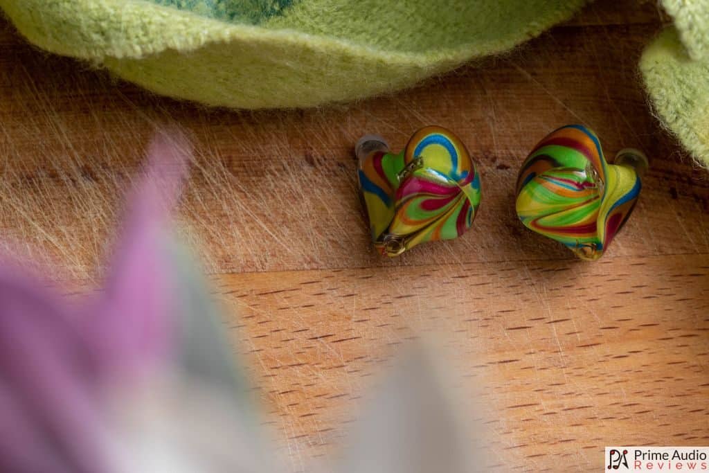 Peacock P1 shells with purple flower