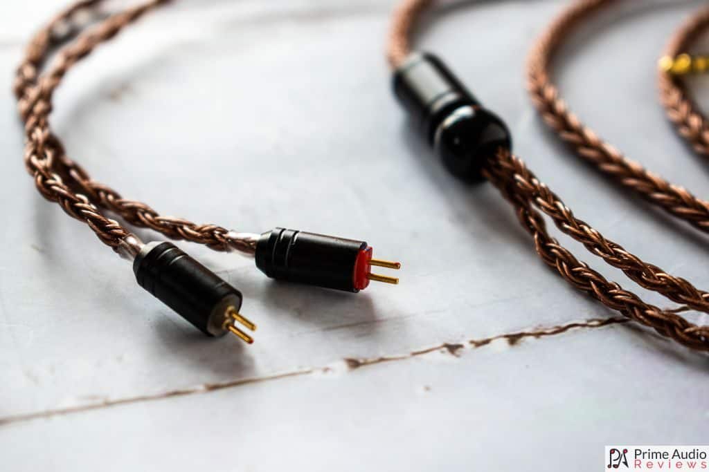 Closeup of 2-pin connectors
