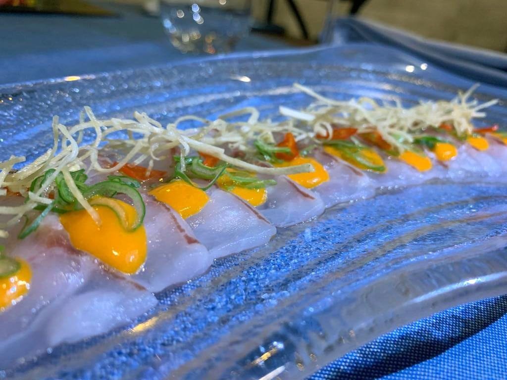 Tiradito pescado blanco
