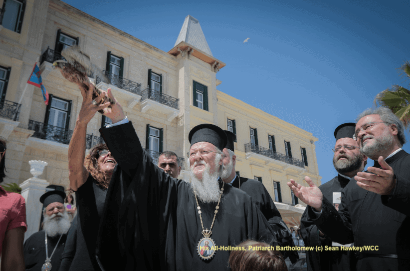 His All-Holiness, Patriarch Bartholomew (c) Sean Hawkey/WCC His All-Holiness, Patriarch Bartholomew (c) Sean Hawkey/WCC