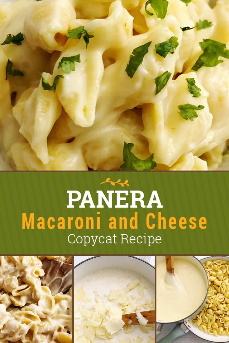 Copycat Panera Mac and Cheese Recipe with a short list of ingredients to make this restaurant copycat at home for a fraction of the price!