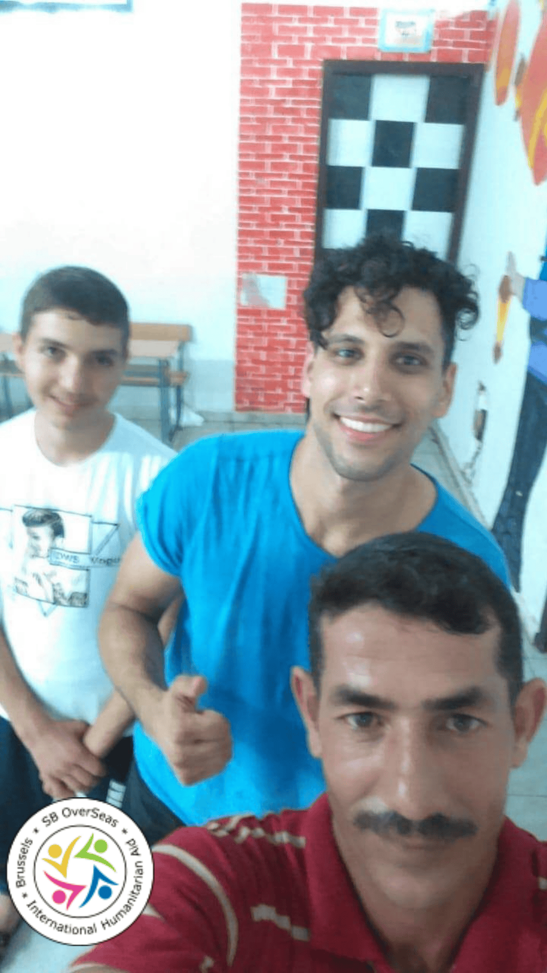 Volunteers bring fitness to the men of Saida