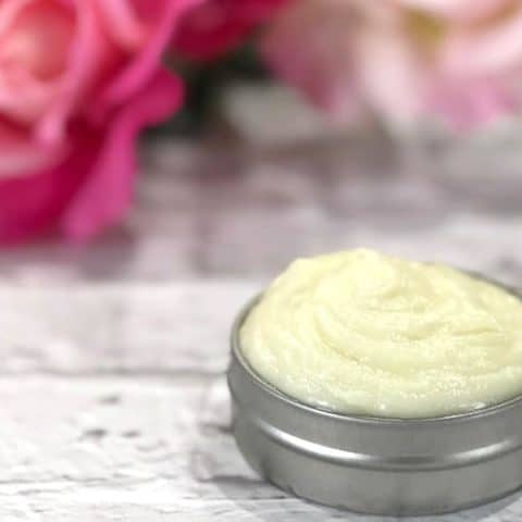 Anti-aging face cream in the store is expensive - and often not the best ingredients for you. This DIY Rose of Cypress Face Cream will be exactly what your skin needs. #antiaging #antiagingcream #AntiWrinkle #diyskincare #moisturizing #skincare