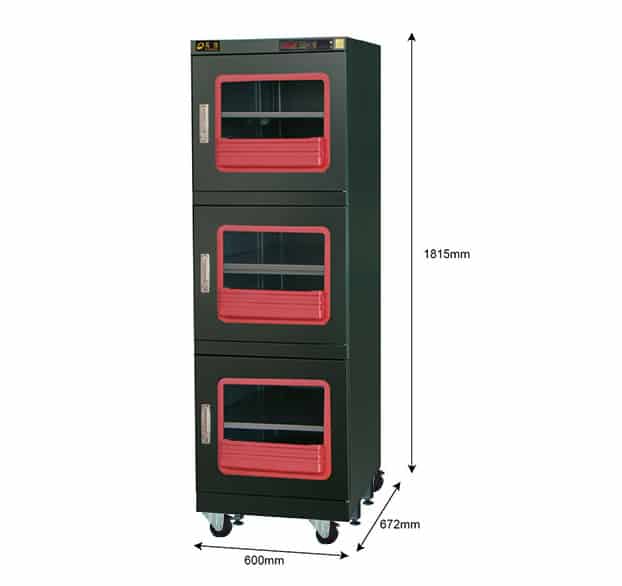 F1B 600 - <1%RH Dry Cabinet | 624L | smtdryboxes.com F1B 600 - <1%RH Dry Cabinet | 624L | smtdryboxes.com