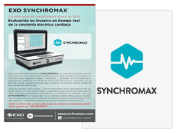 Folleto EXO Synchromax, La estimulación parahisiana ahora es fácil Folleto EXO Synchromax, La estimulación parahisiana ahora es fácil