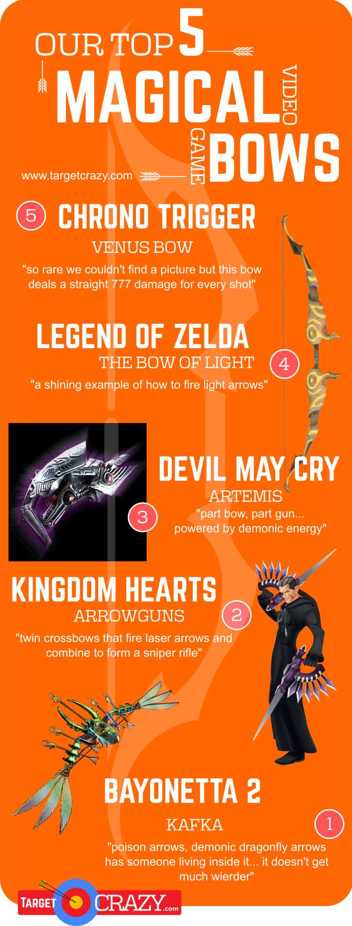 5 Magical Video Game Bows