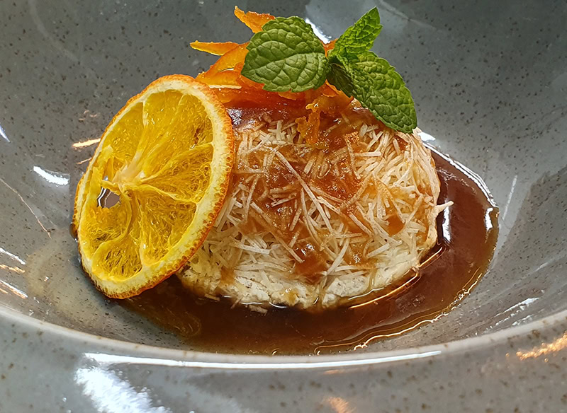 Kadaif ice cream