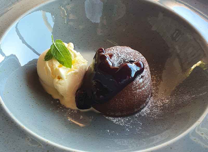 Chocolate lava cake