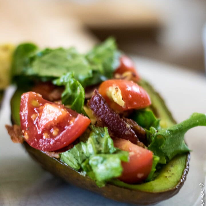 Baked BLT Avocados