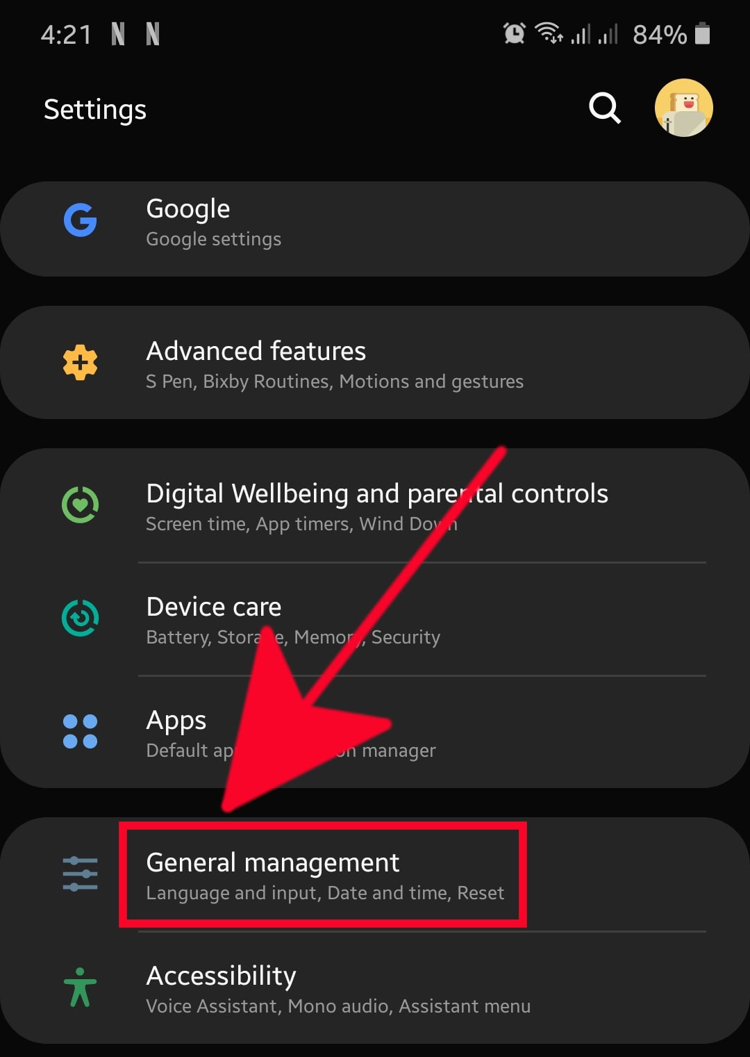 android clear defaults