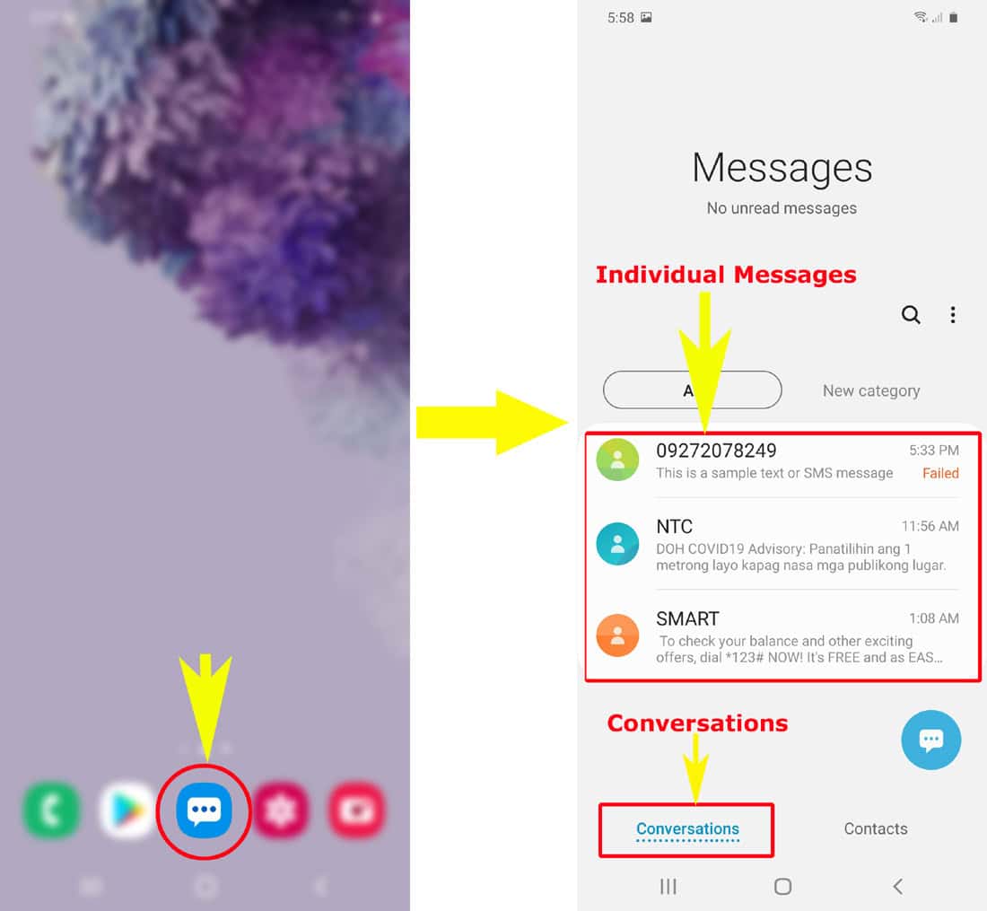 galaxy watch not sending texts