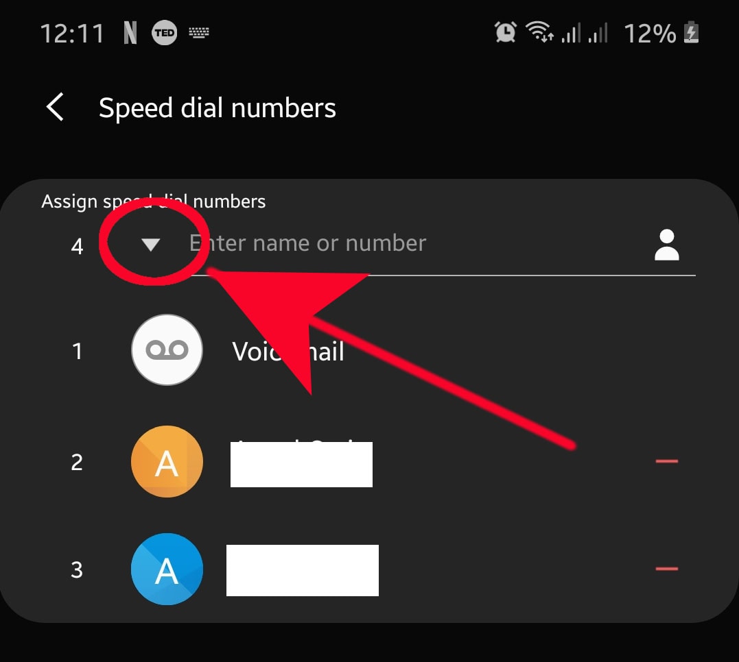 How To Add A Contact To Speed Dial Number In Samsung (Android 10)