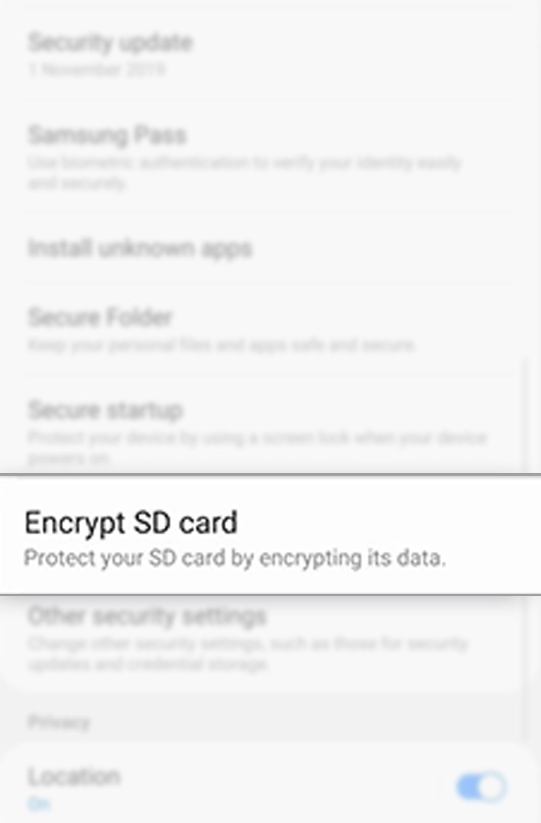 How to Encrypt and Decrypt SD Card on Galaxy S20