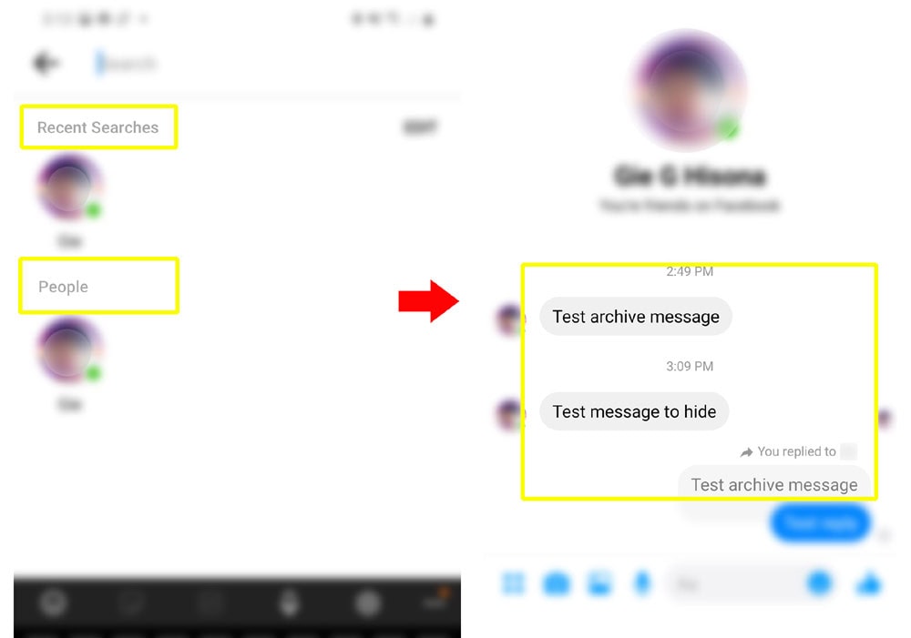 How To Hide And View Conversations On Galaxy S20 Messenger
