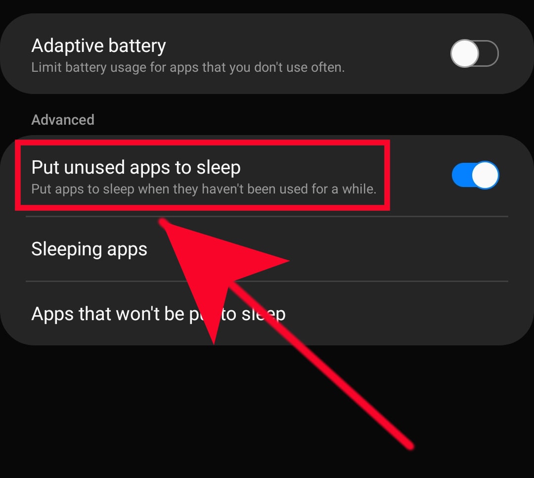 how-to-put-an-app-to-sleep-on-samsung