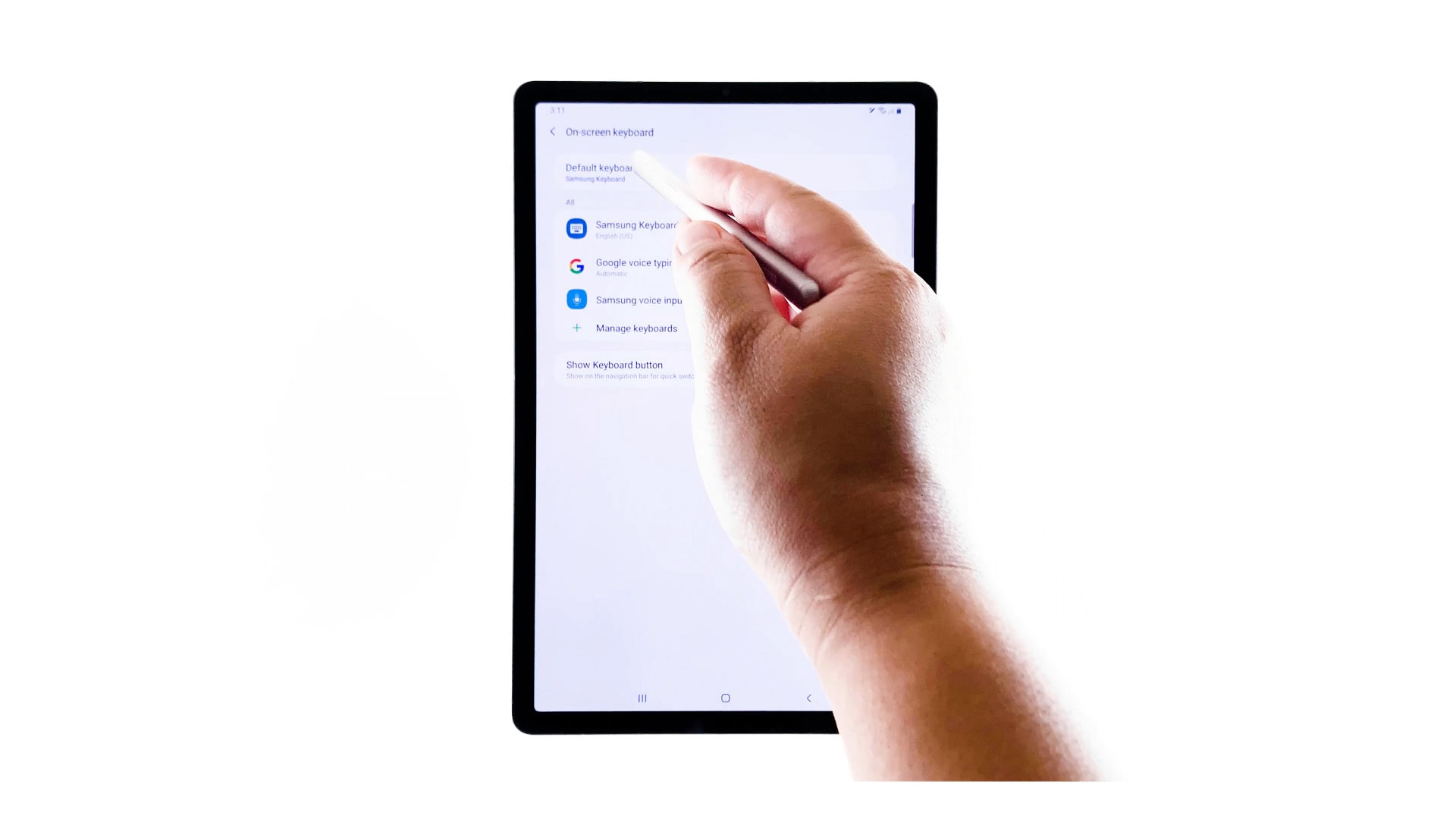 Change OnScreen Keyboard Style and Layout on Galaxy Tab S6