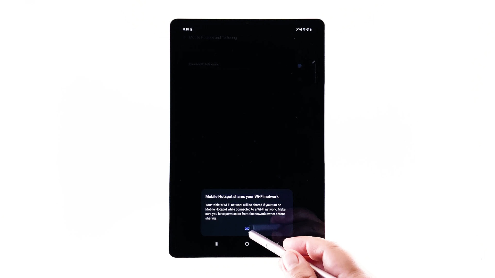 How to Turn On Mobile Hotspot on Samsung Galaxy Tab S6